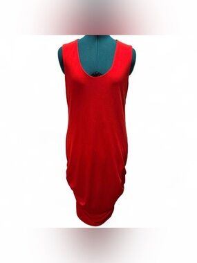 RACHEL Rachel Roy Red Sleeveless Midi Dress